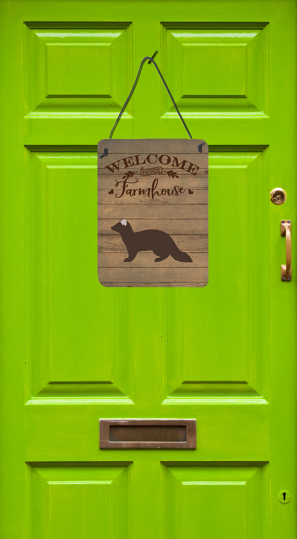 Sable Marten Welcome Wall or Door Hanging Prints Image 2