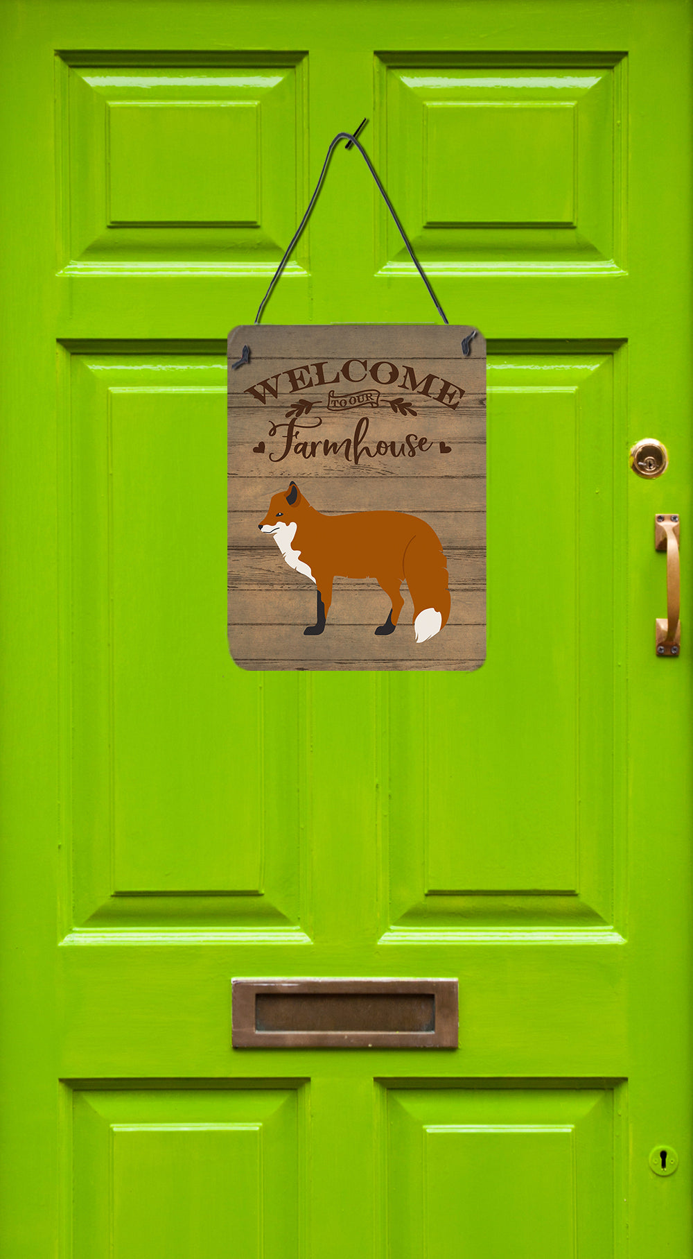 Red Fox Welcome Wall or Door Hanging Prints Image 2