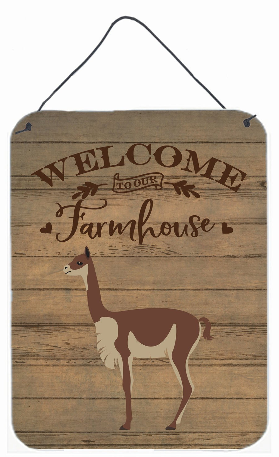 Vicugna or Vicuna Welcome Wall or Door Hanging Prints Image 1