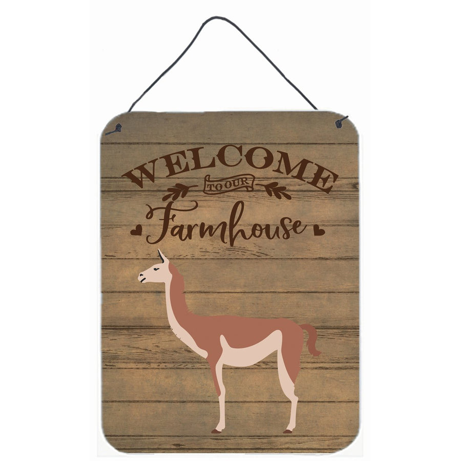 Guanaco Welcome Wall or Door Hanging Prints Image 1