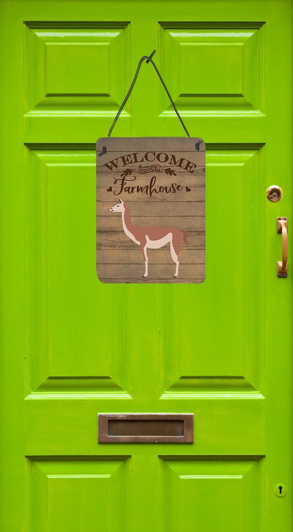 Guanaco Welcome Wall or Door Hanging Prints Image 2