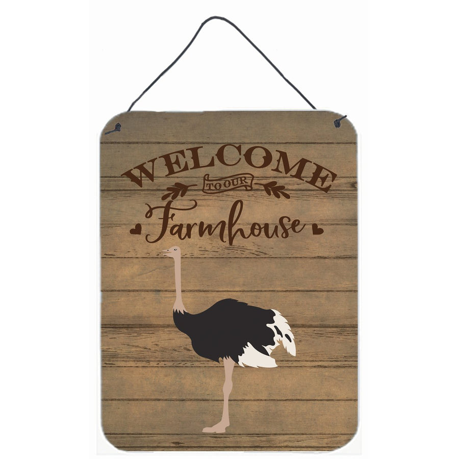 Common Ostrich Welcome Wall or Door Hanging Prints Image 1