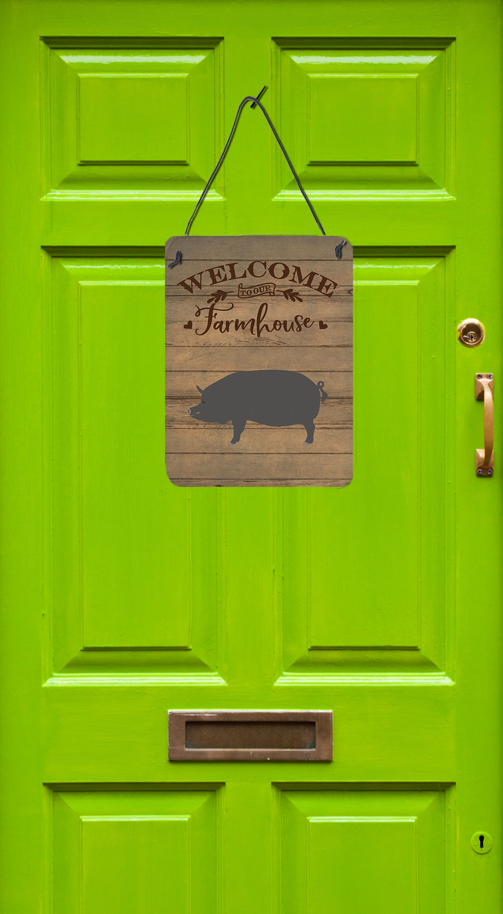 Berkshire Pig Welcome Wall or Door Hanging Prints Image 2