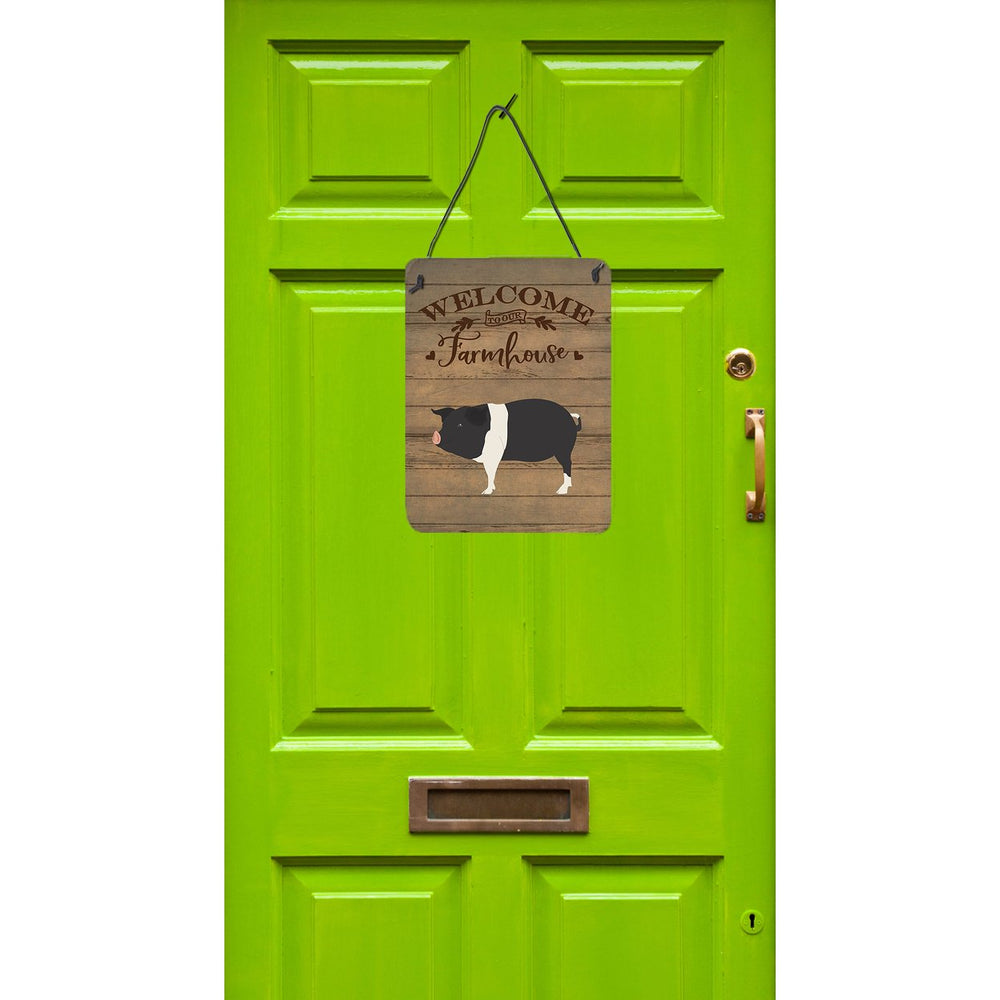 Hampshire Pig Welcome Wall or Door Hanging Prints Image 2