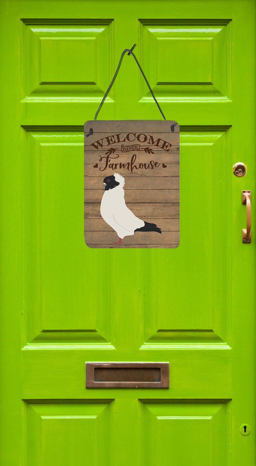 Nun Pigeon Welcome Wall or Door Hanging Prints Image 2