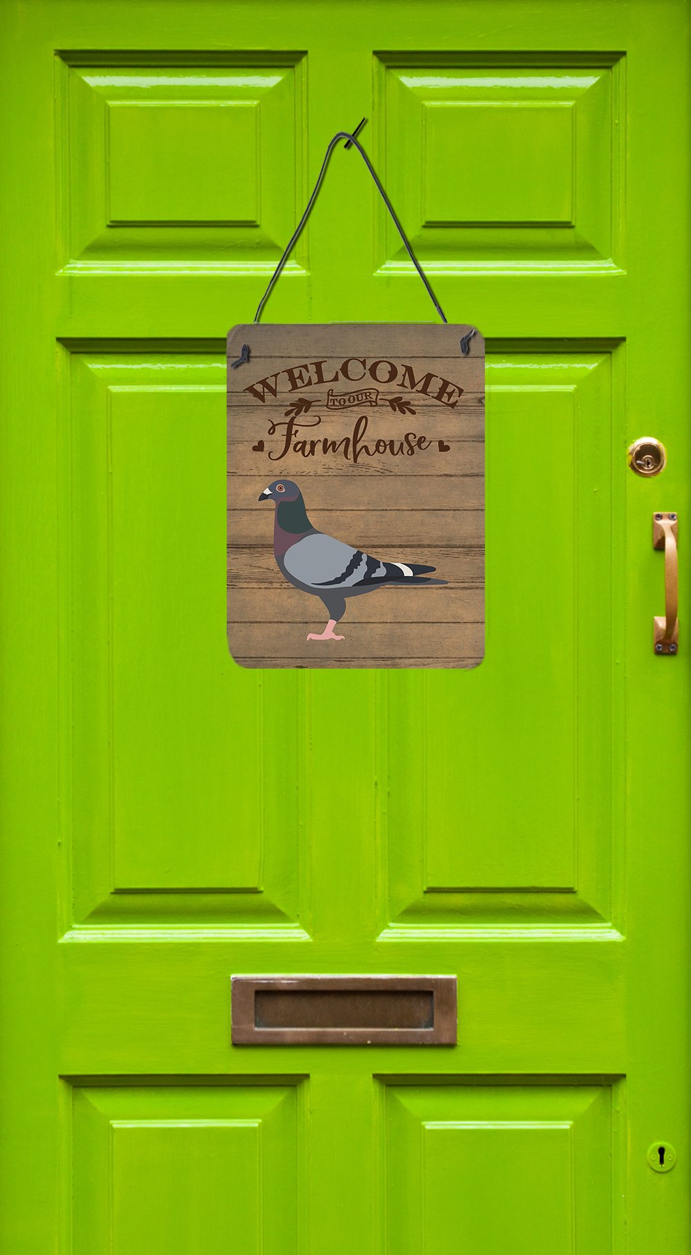 Racing Pigeon Welcome Wall or Door Hanging Prints Image 2