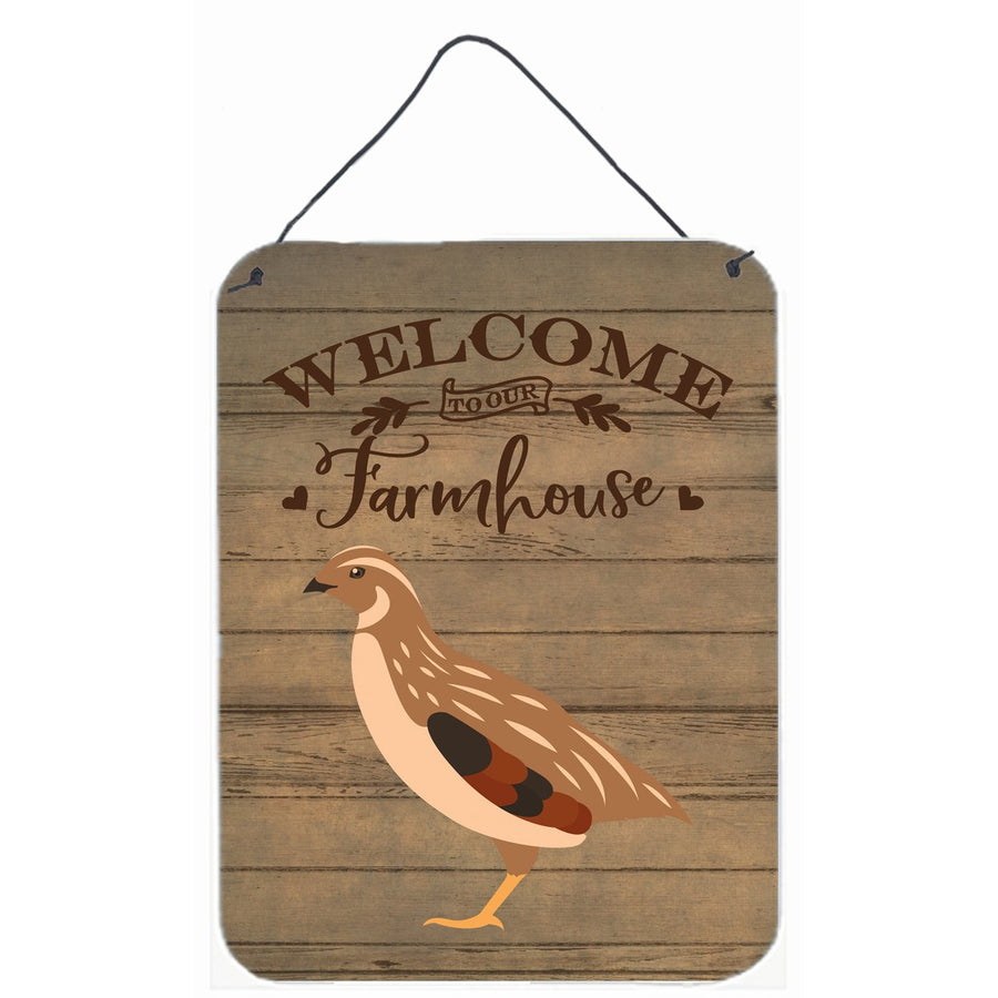 Golden Phoenix Quail Welcome Wall or Door Hanging Prints Image 1