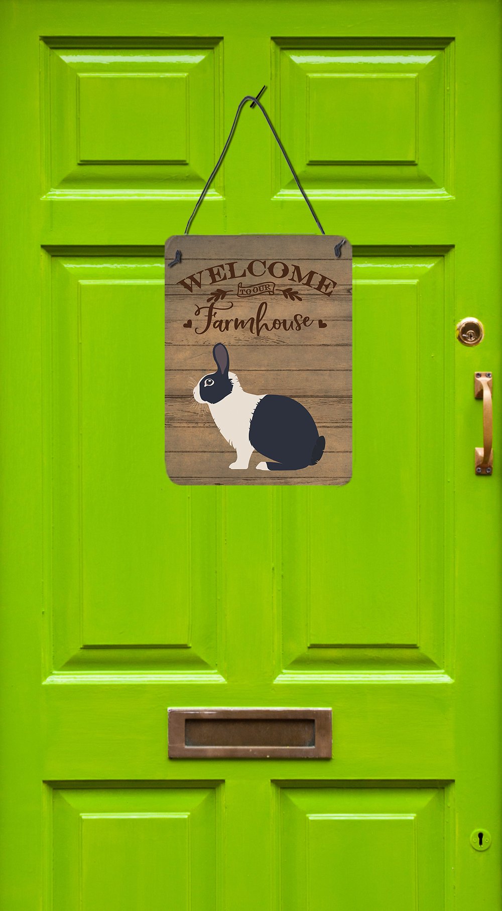 Dutch Rabbit Welcome Wall or Door Hanging Prints Image 2