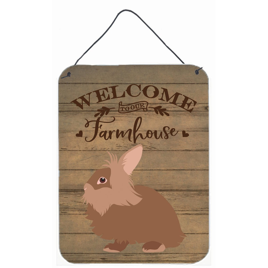 Lionhead Rabbit Welcome Wall or Door Hanging Prints Image 1