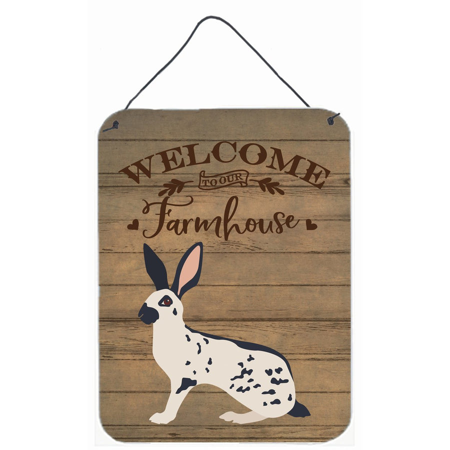 English Spot Rabbit Welcome Wall or Door Hanging Prints Image 1