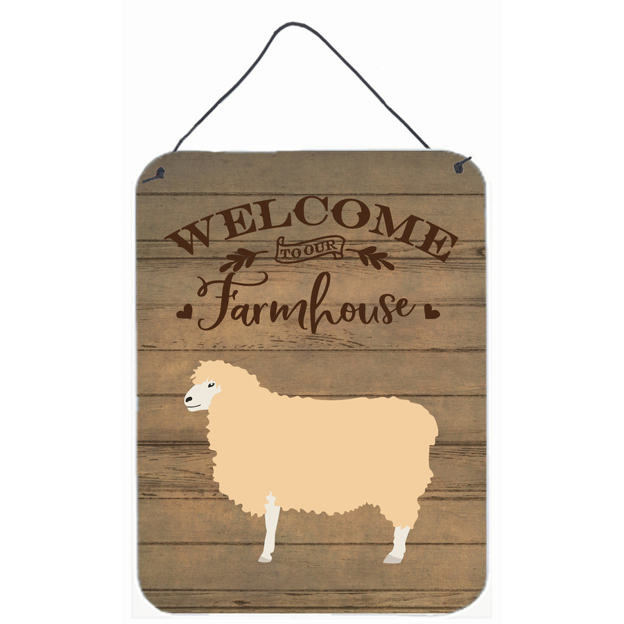 English Leicester Longwool Sheep Welcome Wall or Door Hanging Prints Image 1