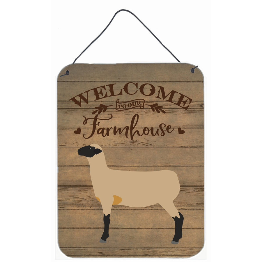 Hampshire Down Sheep Welcome Wall or Door Hanging Prints Image 1