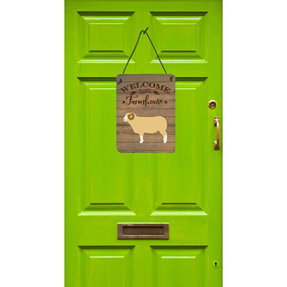 Horned Dorset Sheep Welcome Wall or Door Hanging Prints Image 2