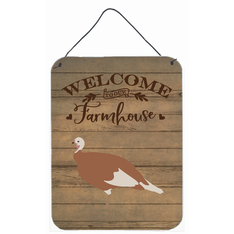 Jersey Buff Turkey Hen Welcome Wall or Door Hanging Prints Image 1