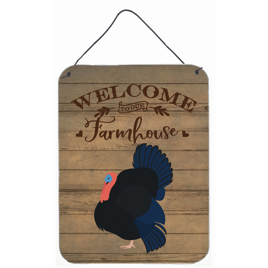 Norfolk Black Turkey Welcome Wall or Door Hanging Prints Image 1