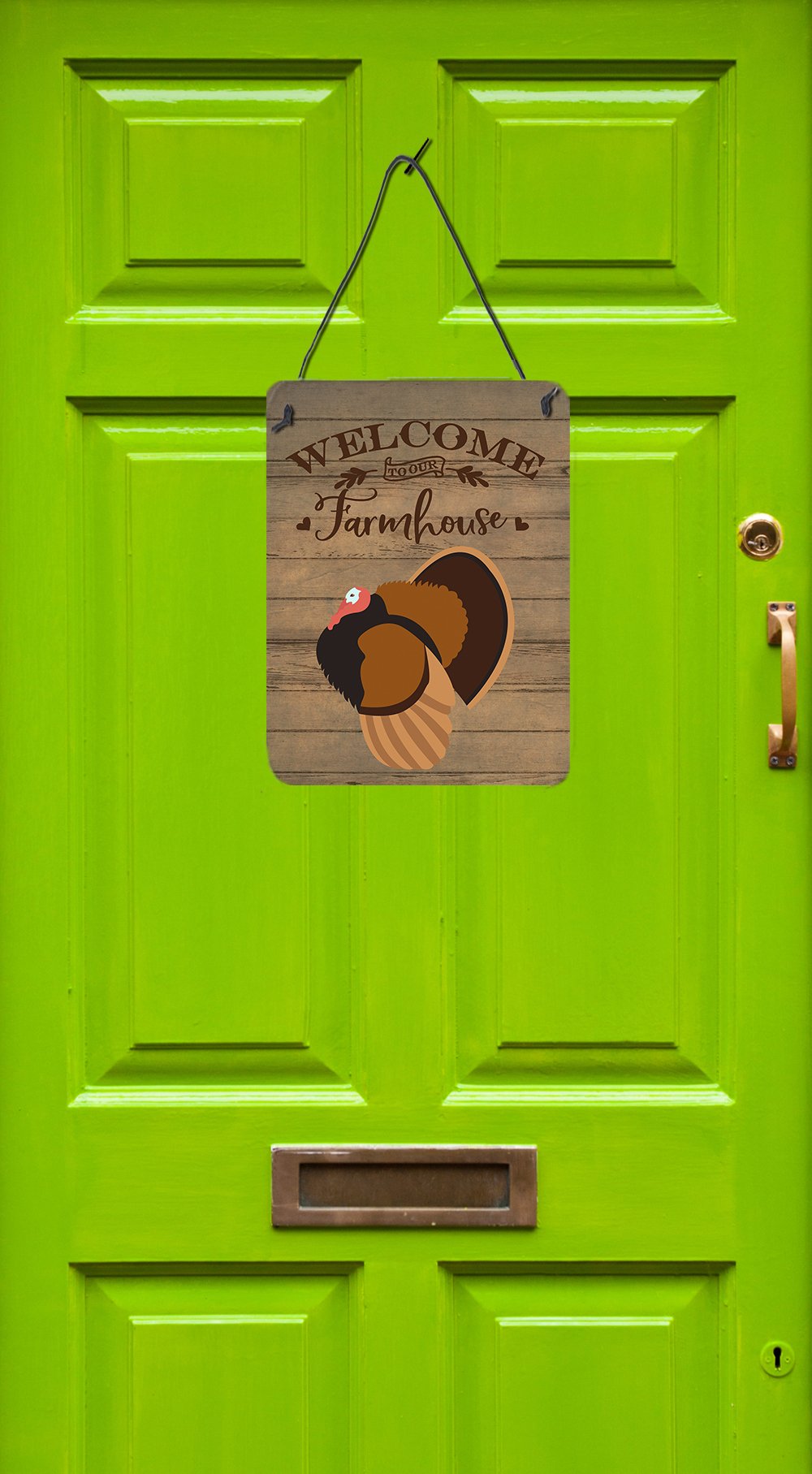 Bronze Turkey Welcome Wall or Door Hanging Prints Image 2