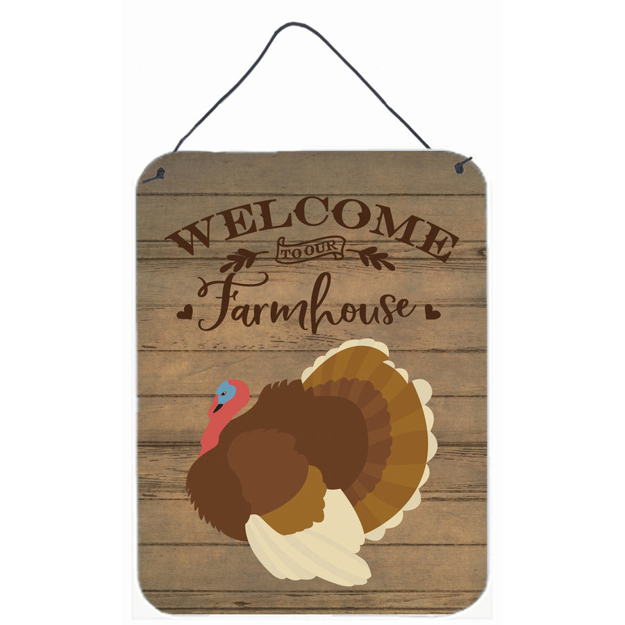 French Turkey Dindon Welcome Wall or Door Hanging Prints Image 1