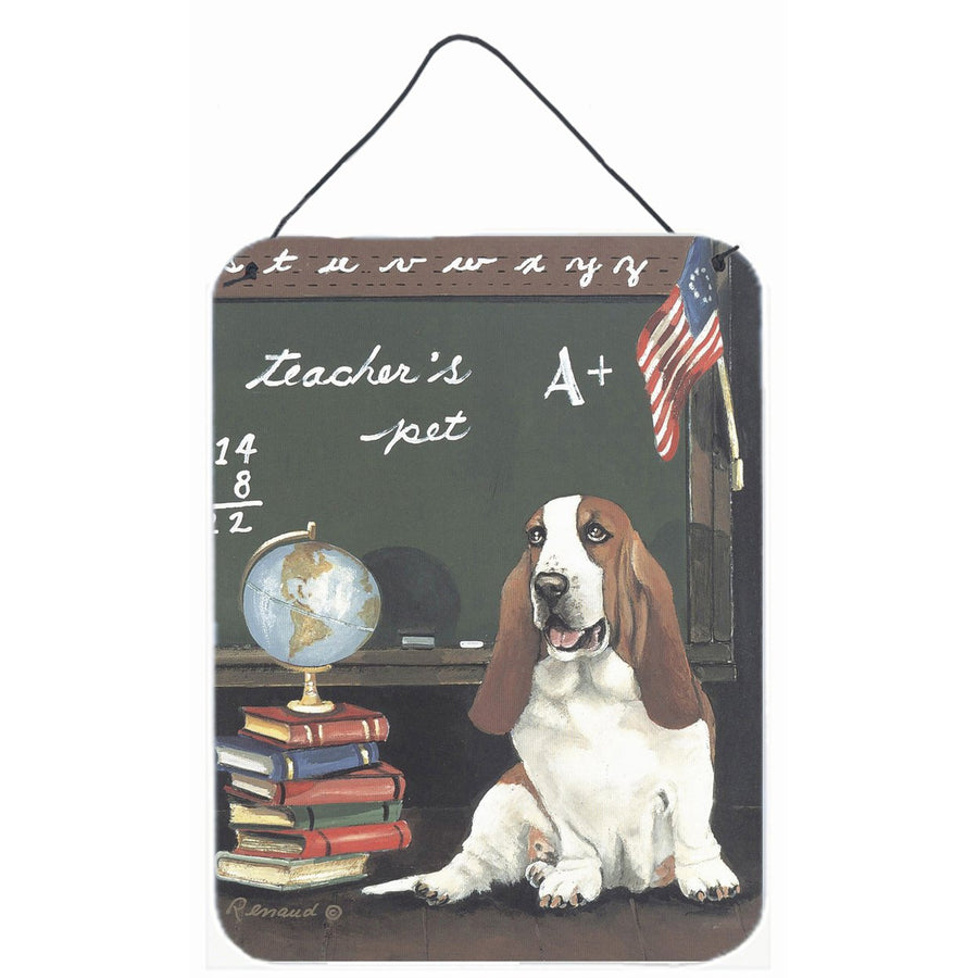 Basset Hound Teachers Pet Wall or Door Hanging Prints Image 1