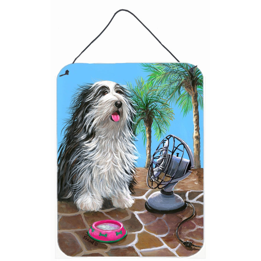 Bearded Collie Cool Summer Wall or Door Hanging Prints Image 1