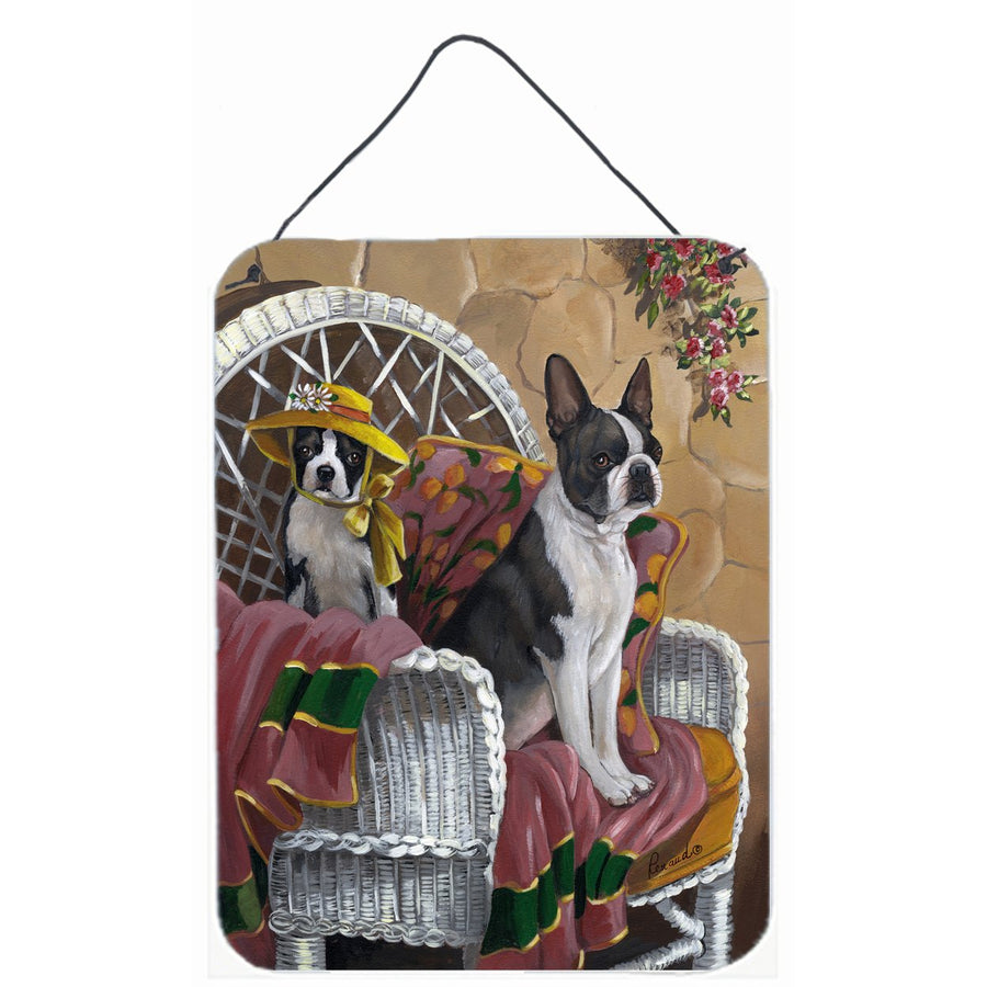 Boston Terrier Patio Gems Wall or Door Hanging Prints Image 1