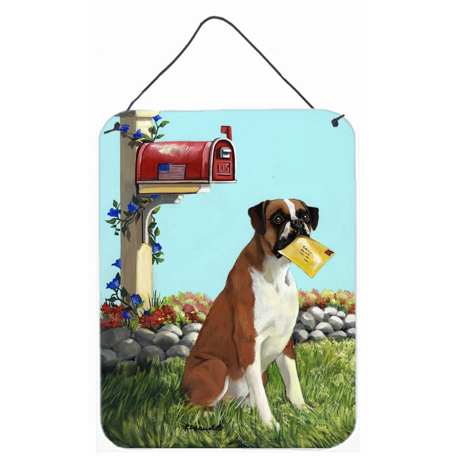 Boxer Got Mail Wall or Door Hanging Prints Image 1