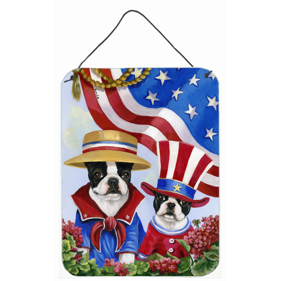 Boston Terrier USA Wall or Door Hanging Prints Image 1