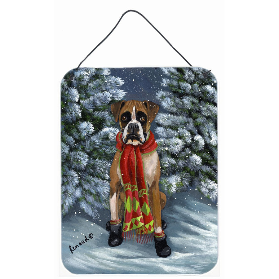 Boxer Lets Play Christmas Wall or Door Hanging Prints Image 1