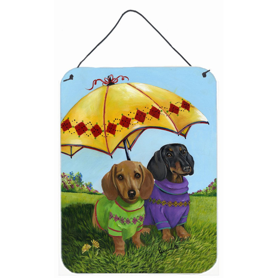 Dachshund Hot Doggies Wall or Door Hanging Prints Image 1