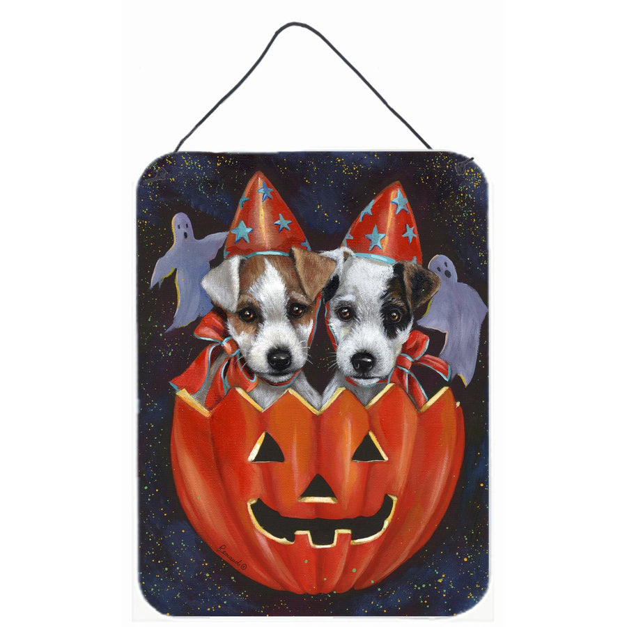 Jack Russell Terrier Halloween Wall or Door Hanging Prints Image 1