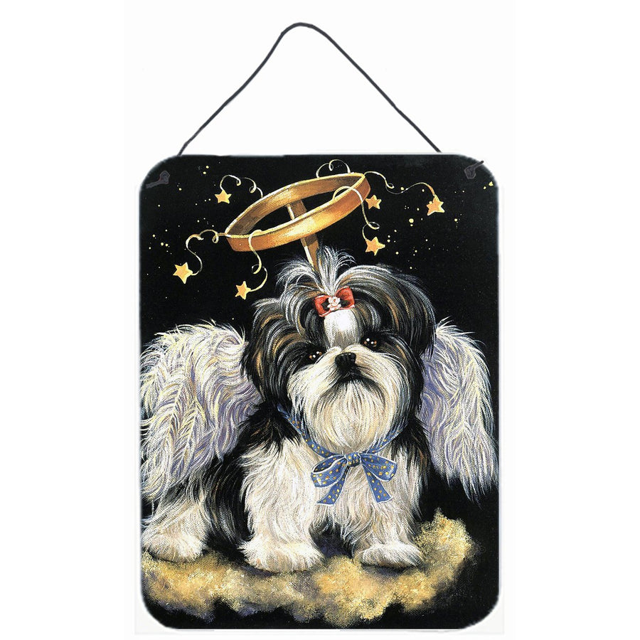 Shih Tzu Christmas Angel Wall or Door Hanging Prints Image 1