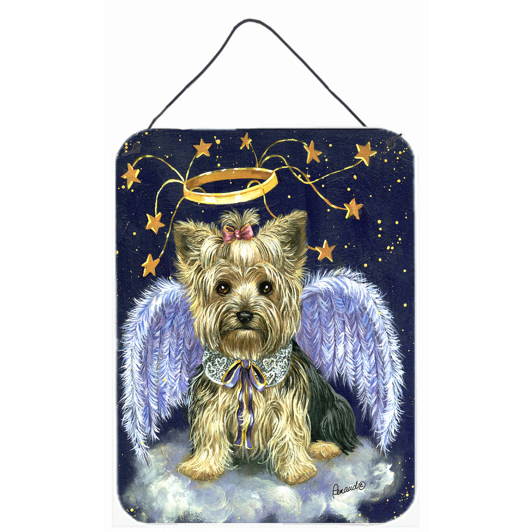 Yorkie Christmas Family Tree Wall or Door Hanging Prints Image 1