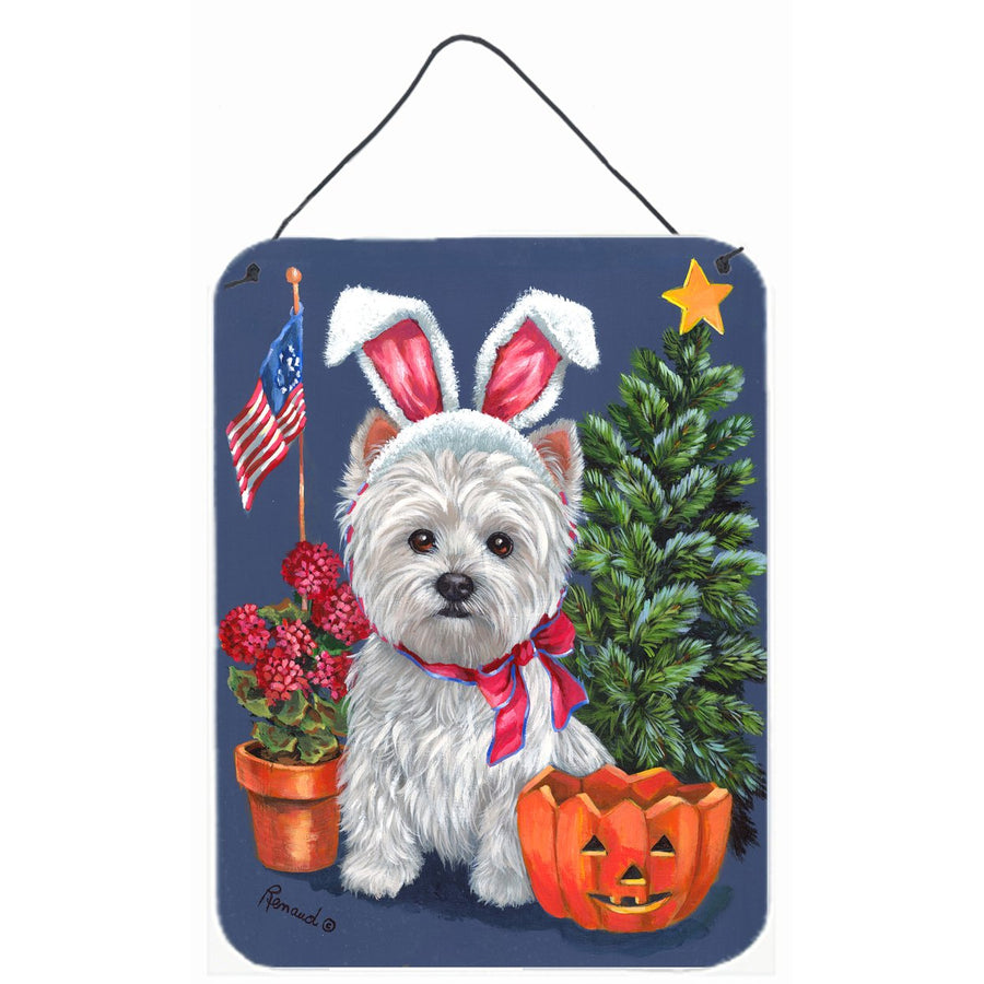 Westie for All Seasons Wall or Door Hanging Prints Image 1