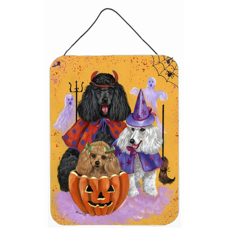 Poodle Halloween Wall or Door Hanging Prints Image 1