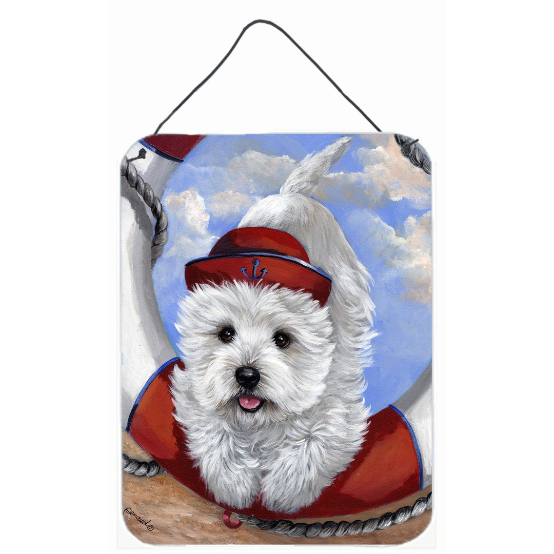 Westie Ahoy Sailor Wall or Door Hanging Prints Image 1