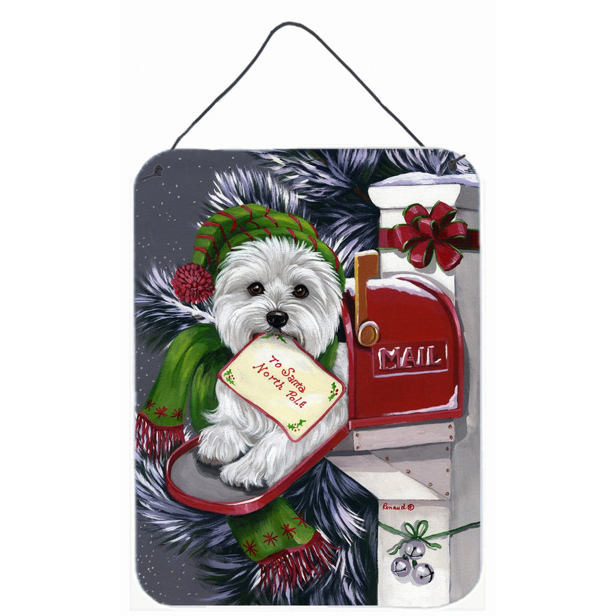 Westie Christmas Letter to Santa Wall or Door Hanging Prints Image 1