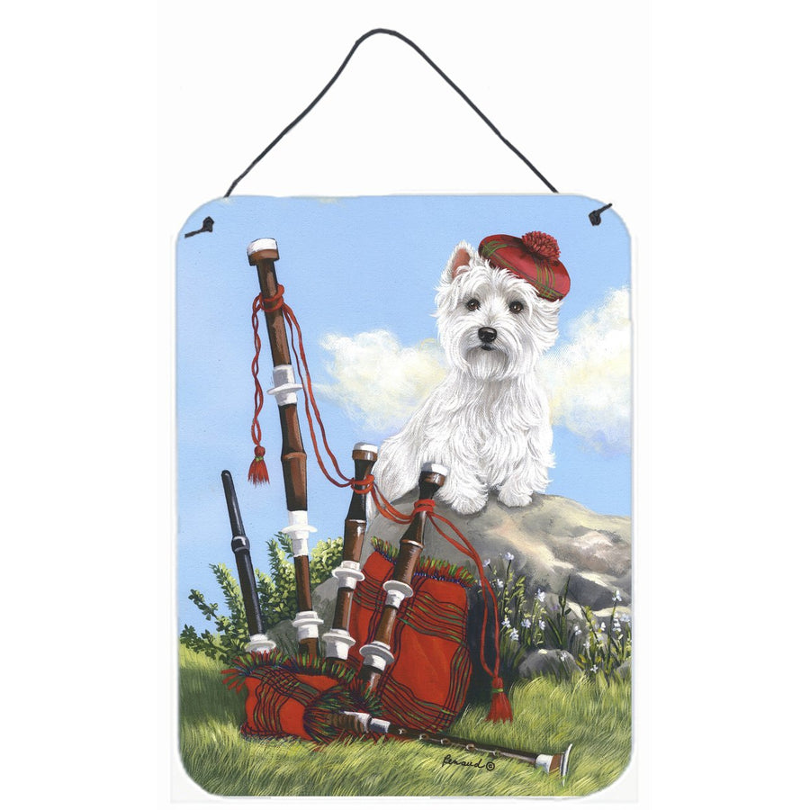 Westie Piper Wall or Door Hanging Prints Image 1