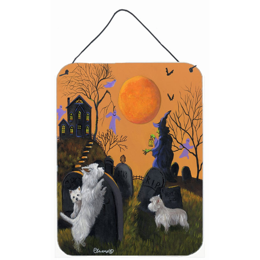 Westie Wicked Witch Wall or Door Hanging Prints Image 1