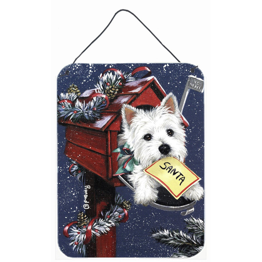 Westie Zoes Christmas List Wall or Door Hanging Prints Image 1