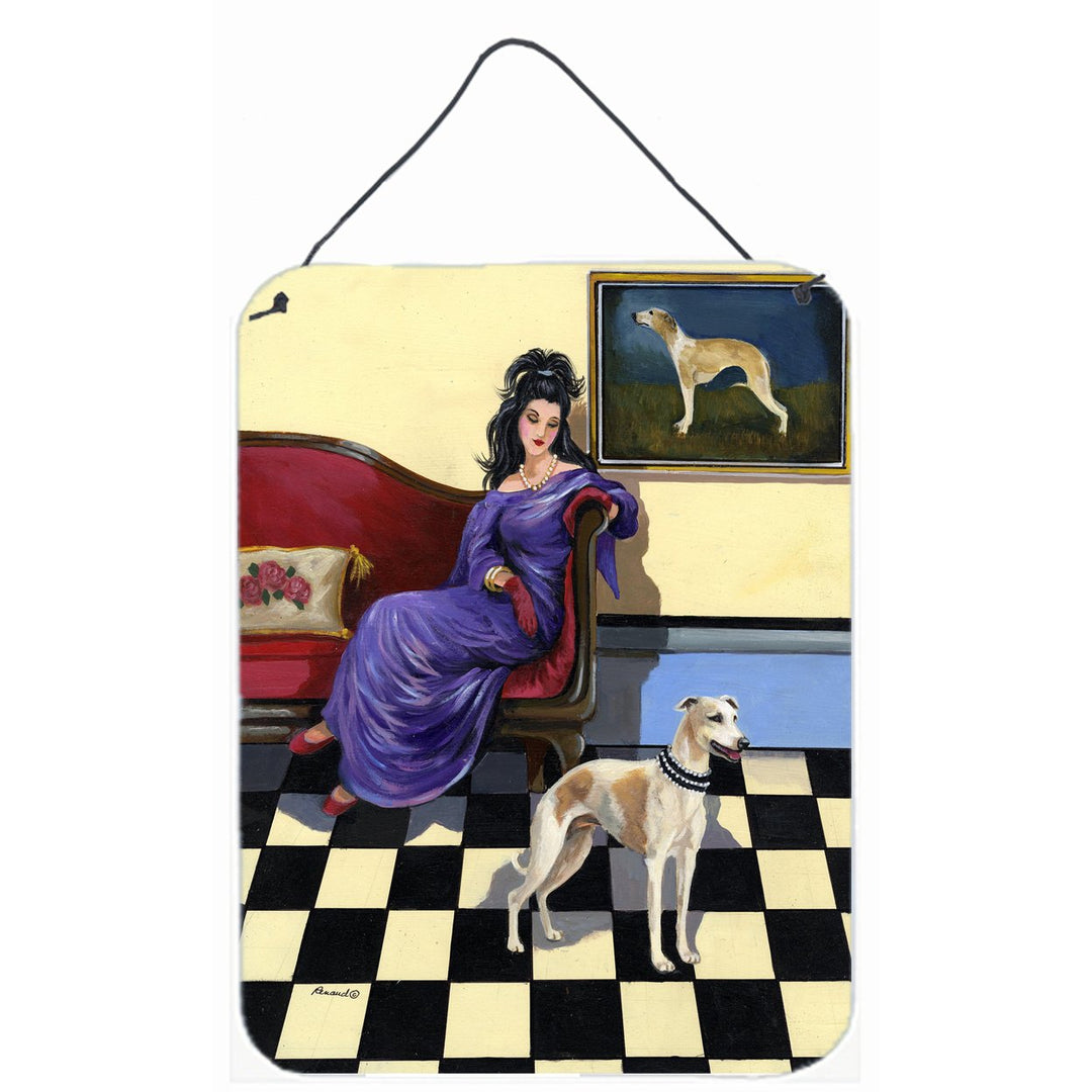 Whippet Elegance and Grace Wall or Door Hanging Prints Image 1