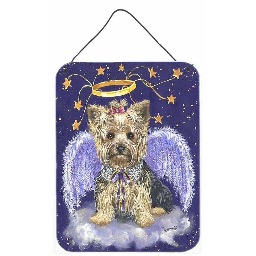 Yorkie Christmas Angel Wall or Door Hanging Prints Image 1