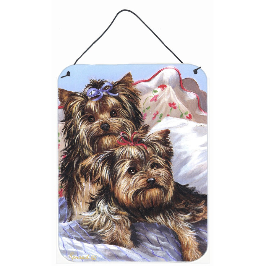 Yorkie Bed Bugs Wall or Door Hanging Prints Image 1