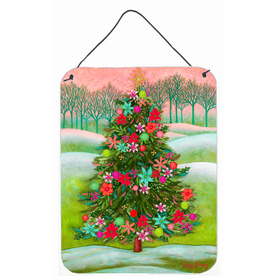 Poinsetta Oh Christmas Tree Wall or Door Hanging Prints Image 1