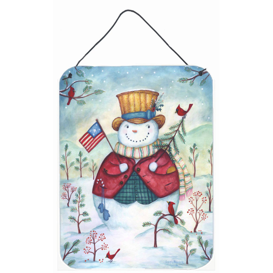 Snowman Just Keep Smilin USA Wall or Door Hanging Prints Image 1