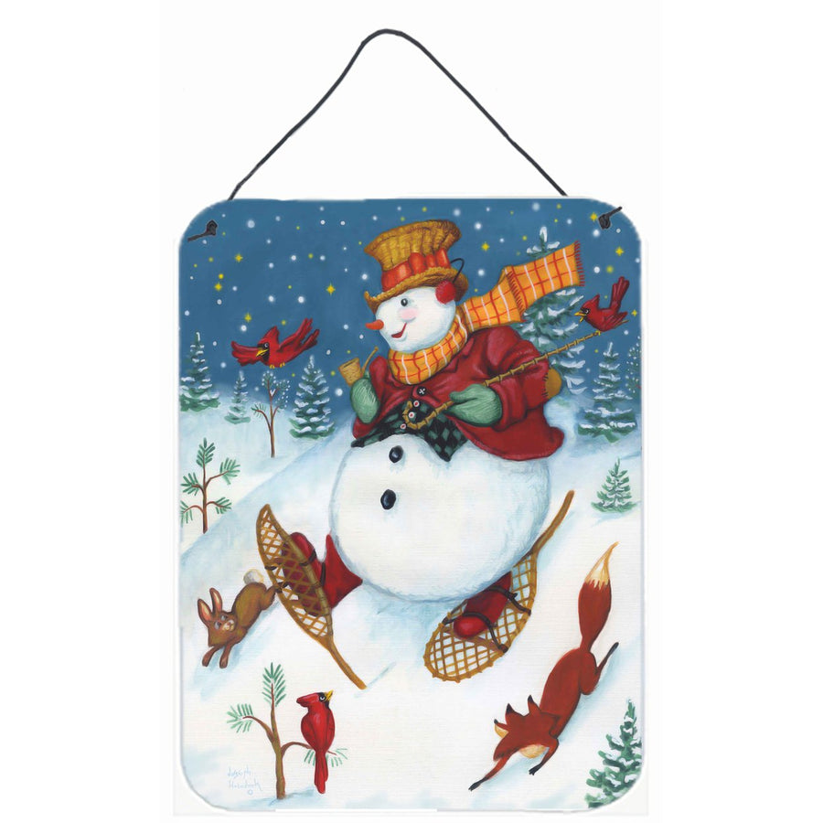 Snowman Snow Shooin Wall or Door Hanging Prints Image 1