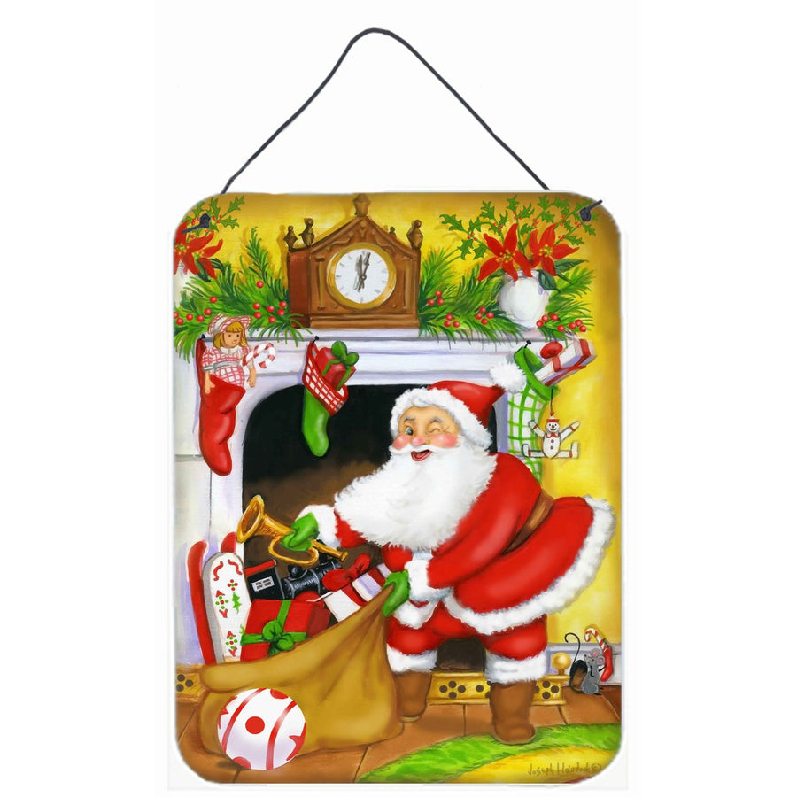 Santa Claus Stocking Stuffers Wall or Door Hanging Prints Image 1