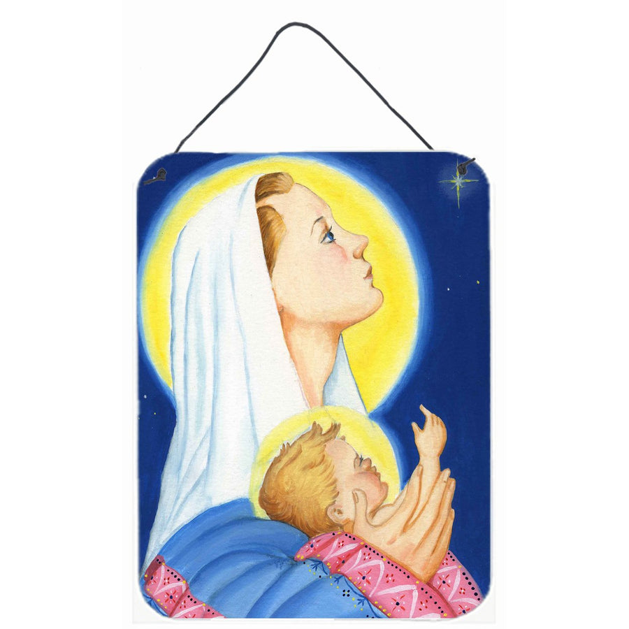 Jesus and Mary Star of Wonder Christmas Wall or Door Hanging Prints Image 1