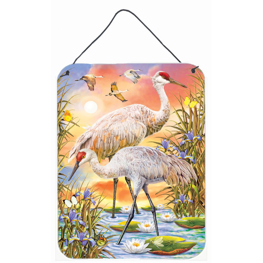 Sandhill Cranes Wall or Door Hanging Prints Image 1