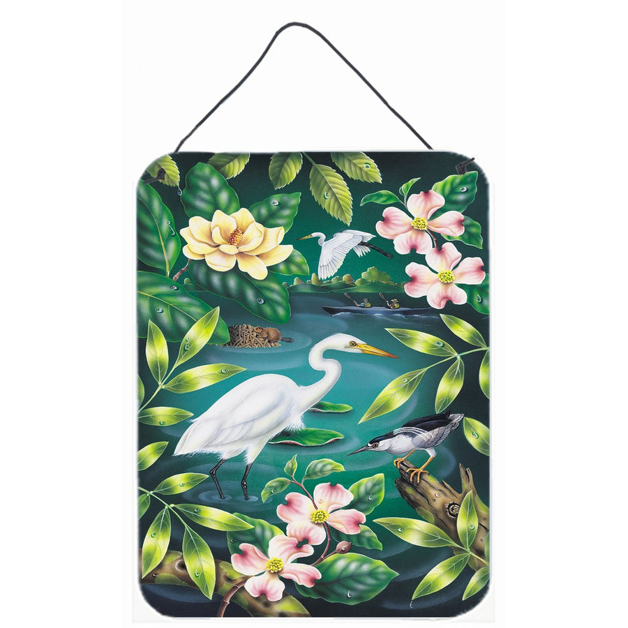 River Egret Wall or Door Hanging Prints Image 1