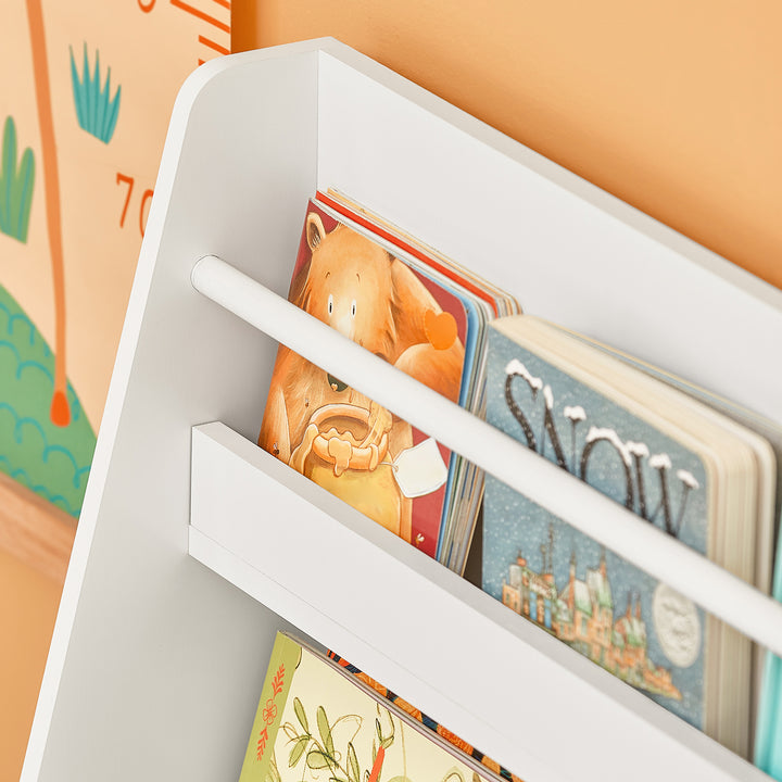 Haotian KMB45-W,Children Bookcase Book Shelf Storage Display Image 5