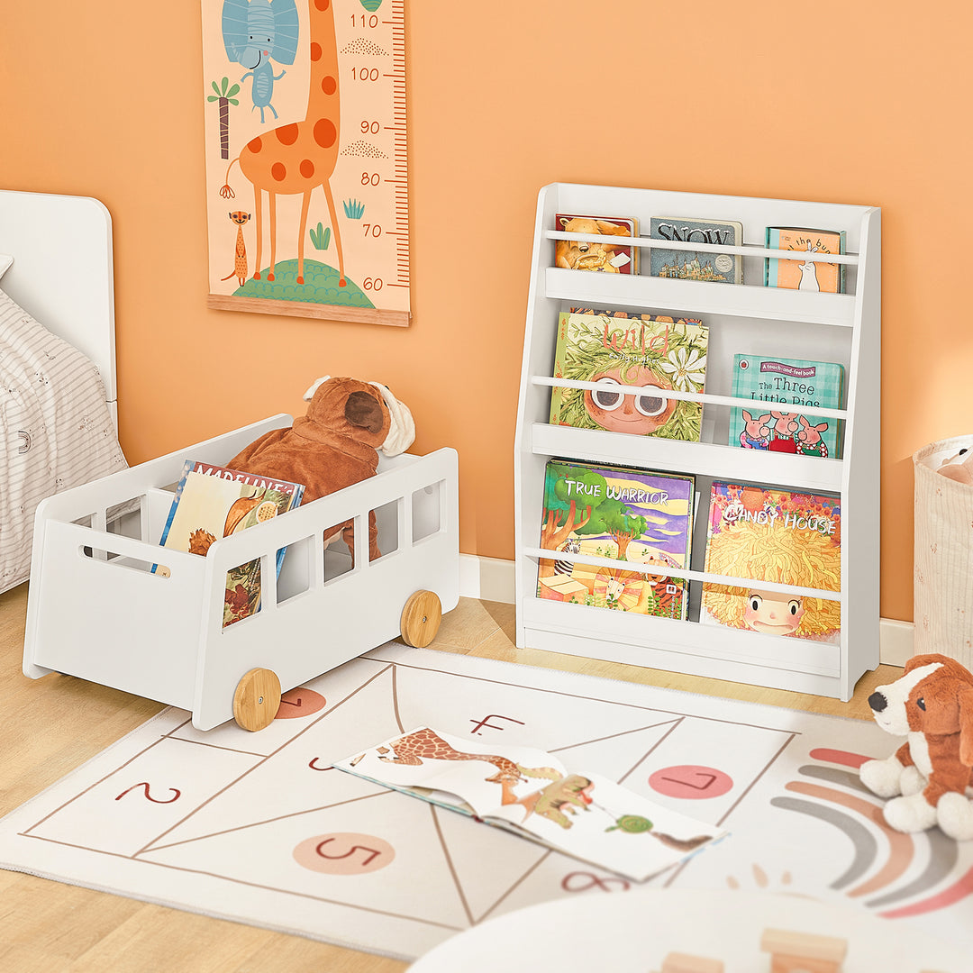 Haotian KMB45-W,Children Bookcase Book Shelf Storage Display Image 6